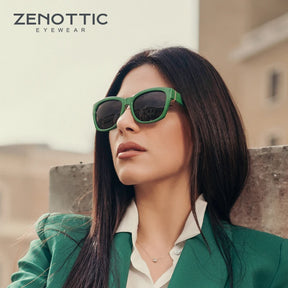 ZENOTTIC Butterfly Women Oversized Polarized Sunglasses Vintage Shades UV Protection Retro Cat Eye Ladies Sun Glasses ZS2206