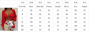 2024 New Bathing Suit Shorts Cover Up Summer Three Pieces Swimwear Sexy Beachwear High Waist Bikini Set Print Women's Swimsuit