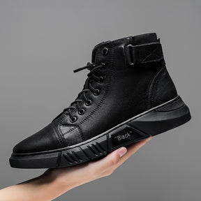 Bota de Couro Masculino Black In Motion - loja express criativo