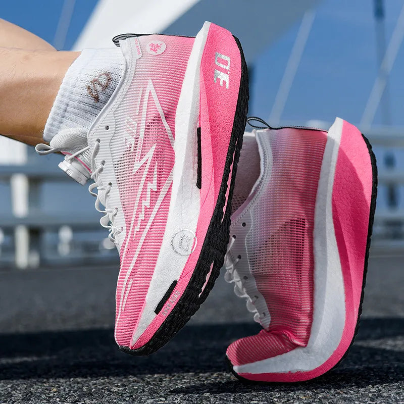 Soft Sole Cushioning Men's Running Shoes for Women High-quality Road Jogging Shoes Light Comfy Sneakers Mesh Training Shoes male