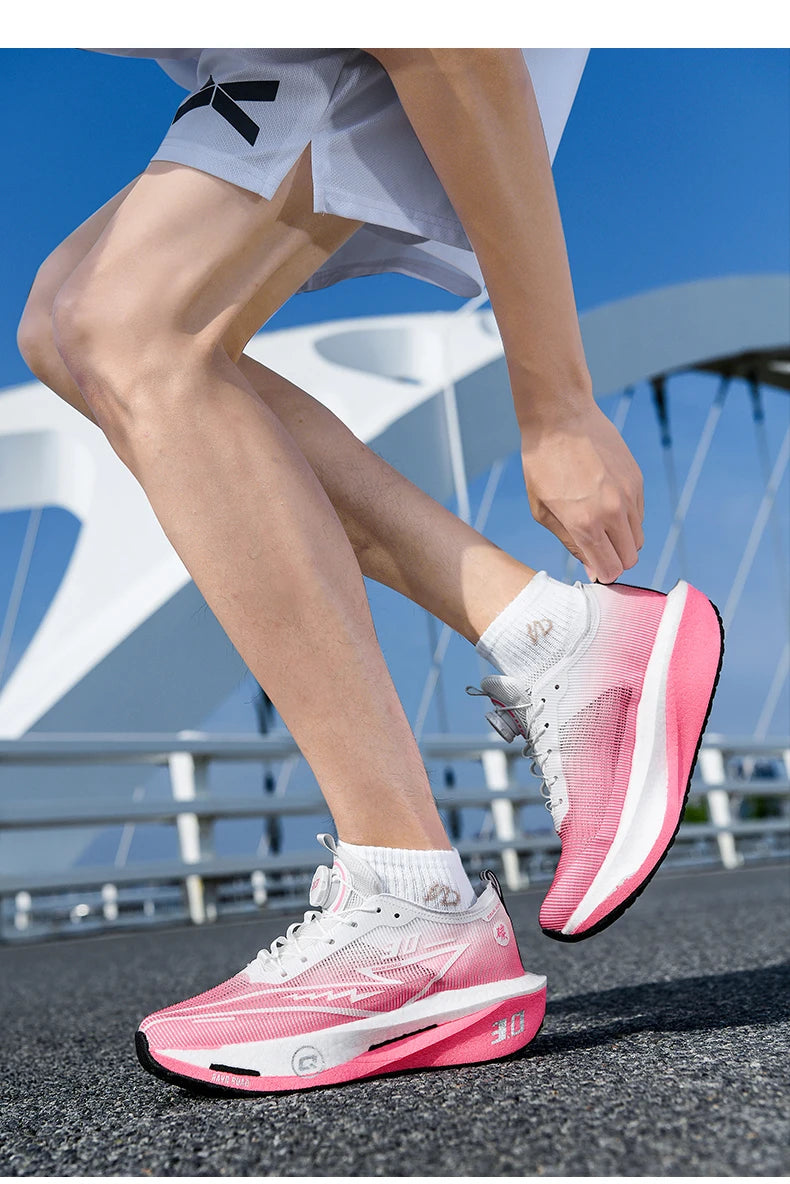 Soft Sole Cushioning Men's Running Shoes for Women High-quality Road Jogging Shoes Light Comfy Sneakers Mesh Training Shoes male