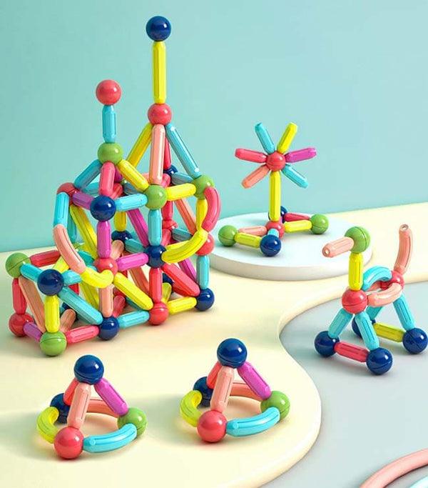 Magnetic Toy - Blocos Magnéticos Educacionais - loja express criativo