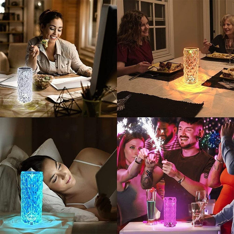 Luminária de Cristal Touch - loja express criativo