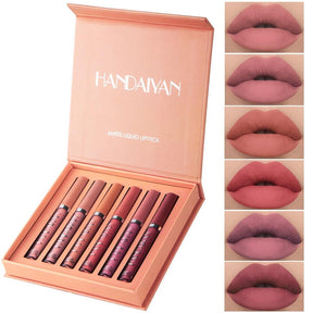 HANDAIYAN Lipgloss Makeup liquid Lipstick Makeup Matte Long Lasting Waterproof Velvet Liquid Lip Stick Sexy Fashion Lips Make Up - loja express criativo