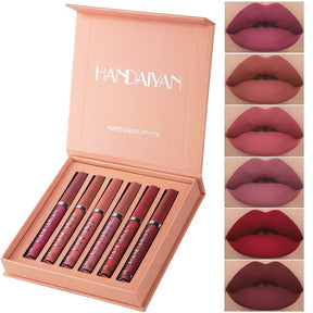 HANDAIYAN Lipgloss Makeup liquid Lipstick Makeup Matte Long Lasting Waterproof Velvet Liquid Lip Stick Sexy Fashion Lips Make Up - loja express criativo