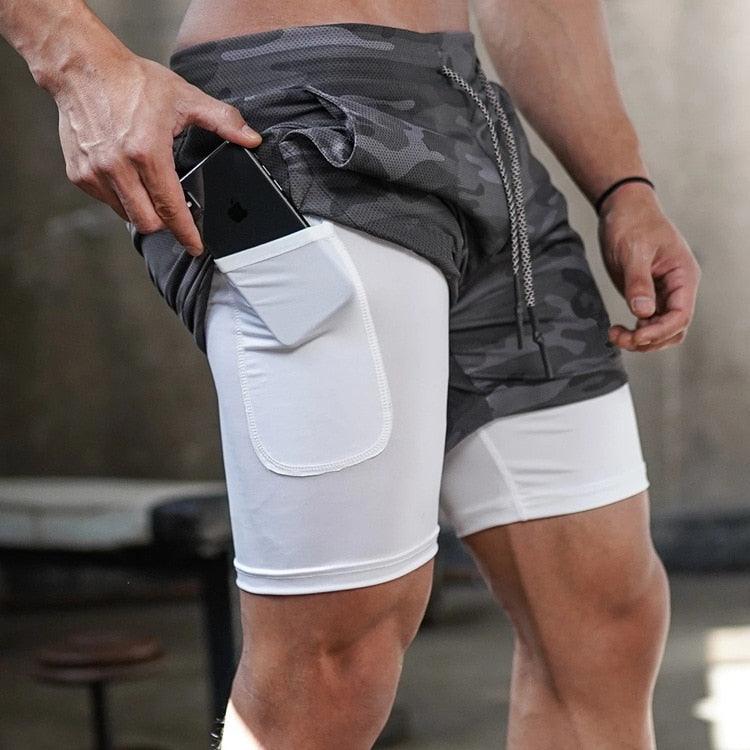 Shorts Masculino 2 em 1- Compre 1 Leve 2 - loja express criativo